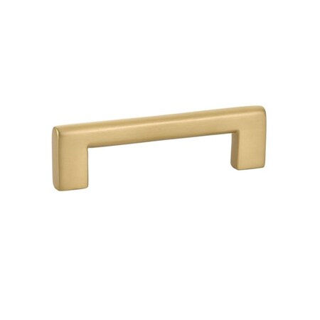Vecindario 3.5 in. Trail Cabinet Pull for Center to Center, Satin Brass VE3856601